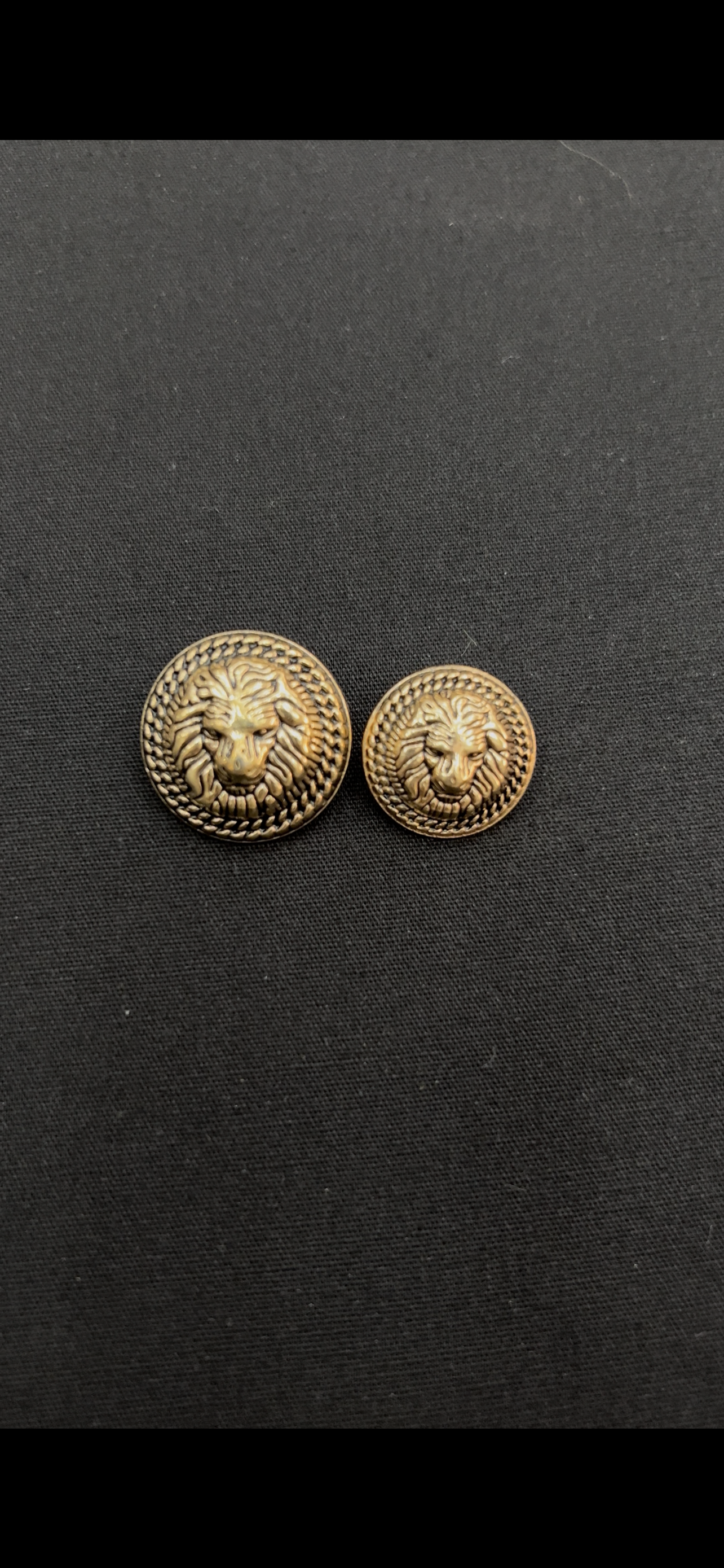Vintage Lion Faced Sherwani / Jodhpuri Buttons