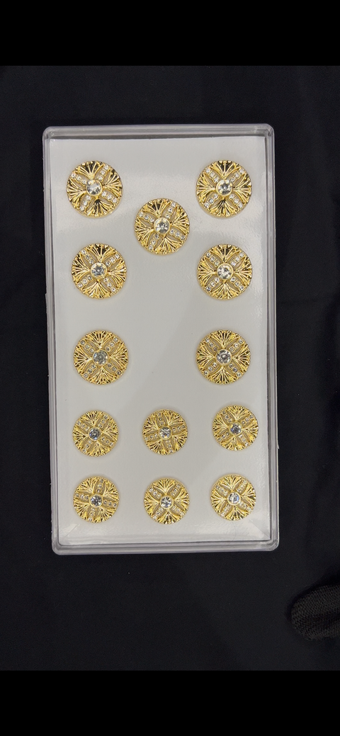 Engraved Minion Stone Sherwani/Jodhpuri Buttons