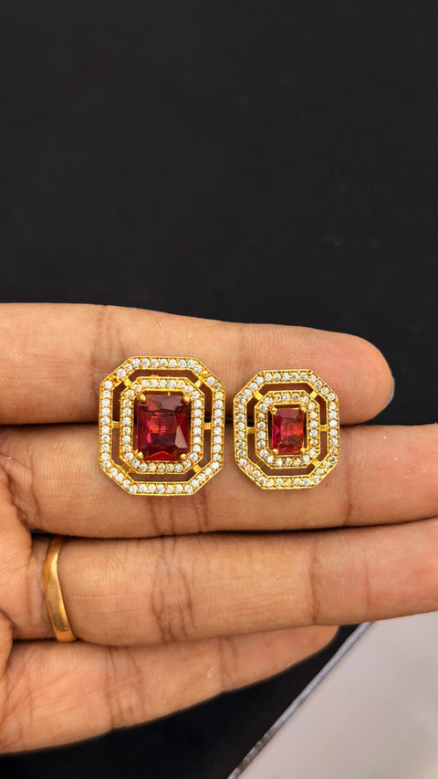 Traditional Ruby Stone Sherwani/Jodhpuri Buttons