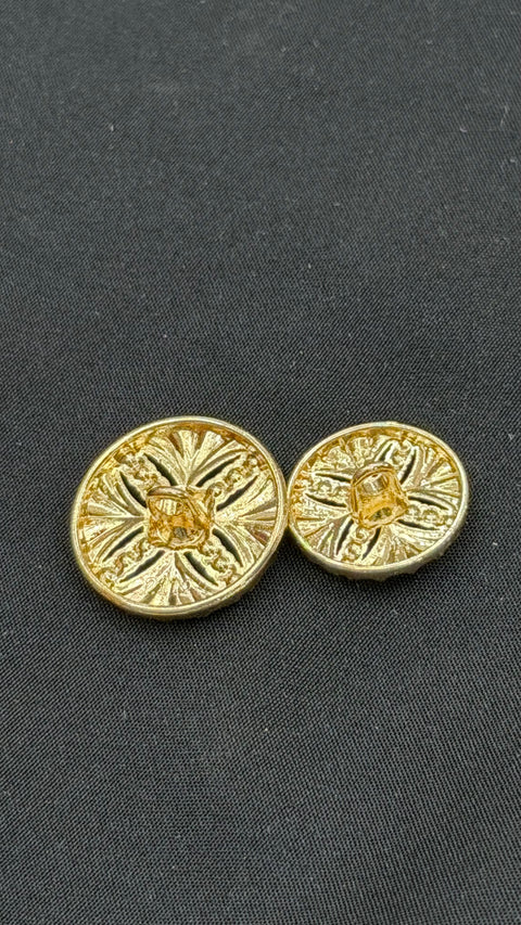 Black Royal Cross Sherwani/Jodhpuri Buttons
