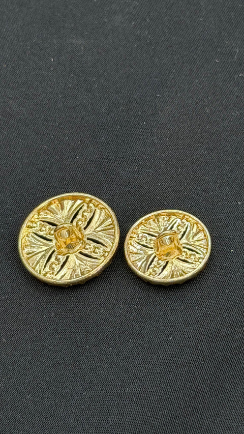 Red Royal Cross Sherwani/Jodhpuri Buttons