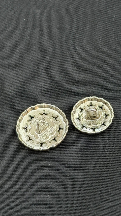 Titanium Spike Sherwani/Jodhpuri Buttons