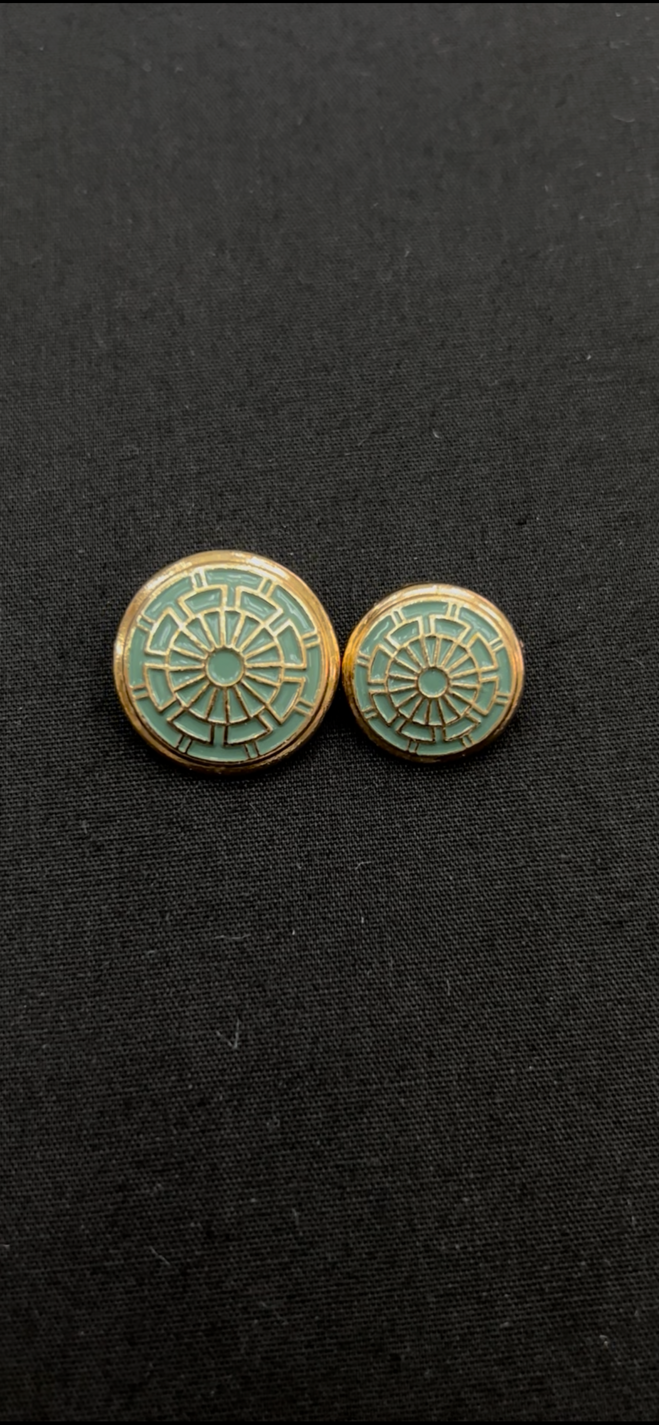 Artistic Teal Sherwani/Jodhpuri Metallic Buttons