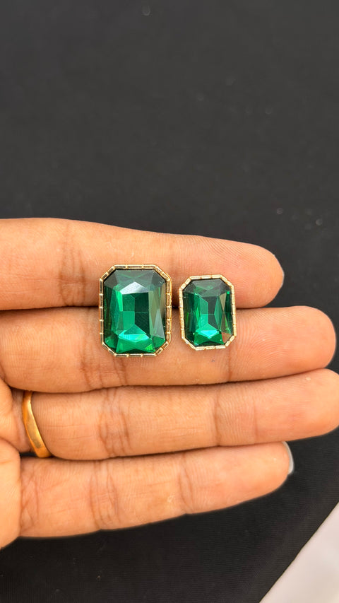 Forest emerald Stone Sherwani/Jodhpuri Buttons