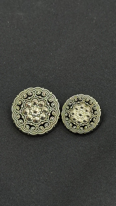 Titanium Spike Sherwani/Jodhpuri Buttons