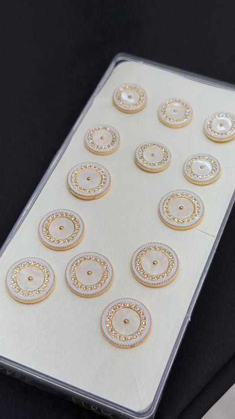 Mother Of Pearl Sherwani/Jodhpuri Buttons