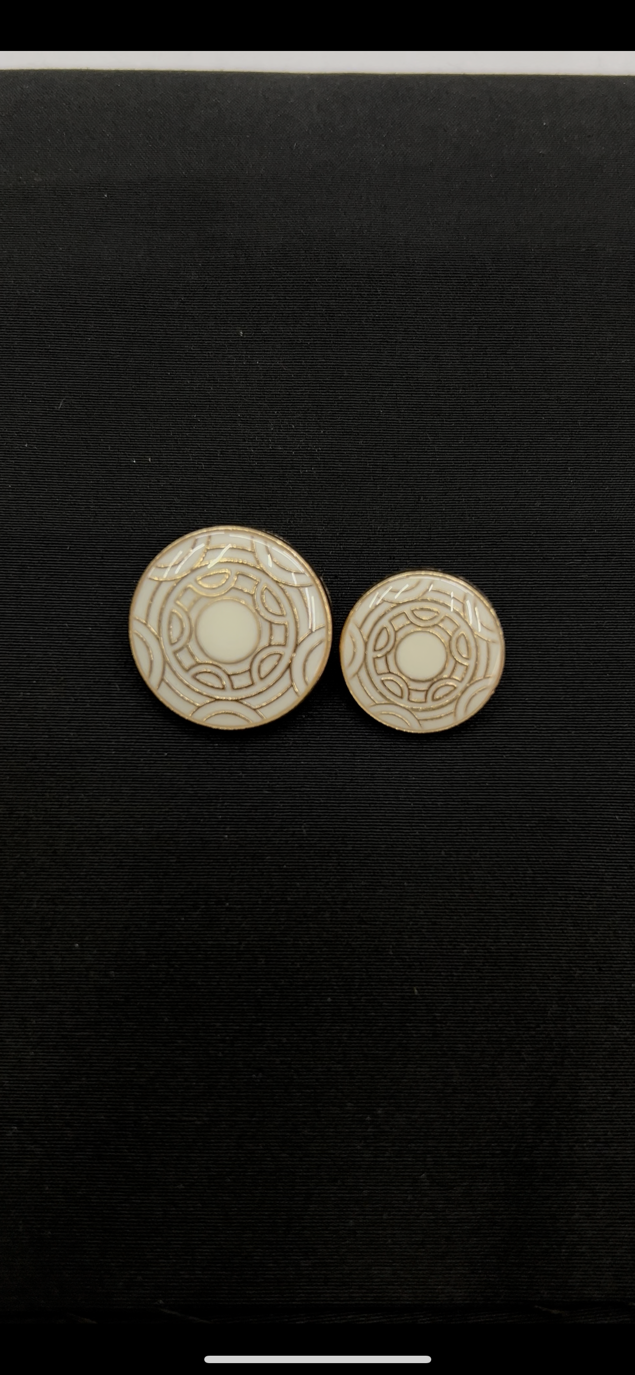 Aurum White Sherwani/Jodhpuri Button