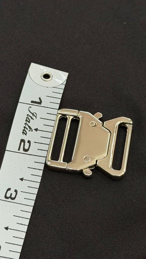 Italian Suit Silver Buckle