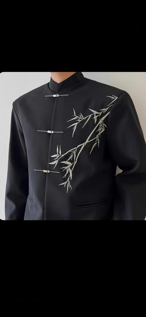 Sleek Metallic Suit Buckle
