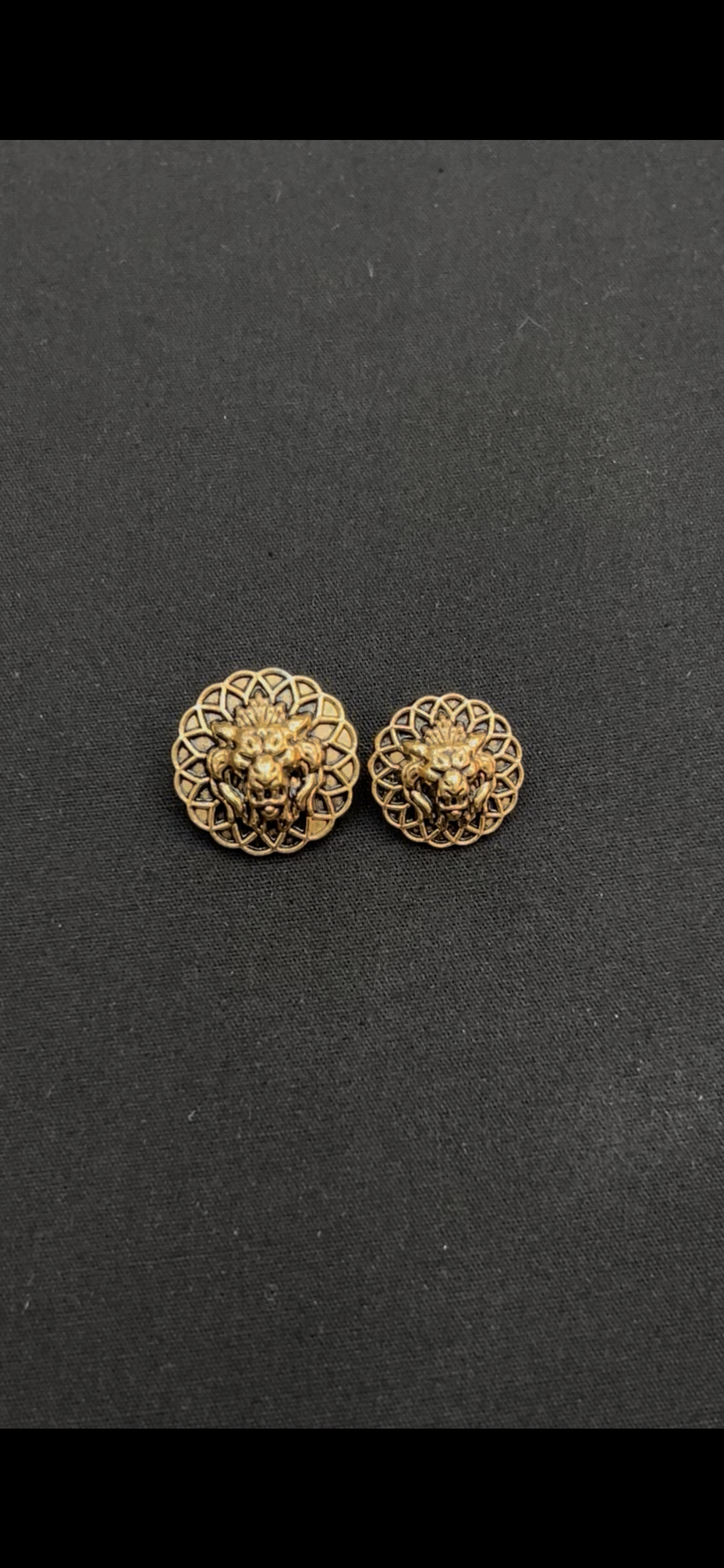 Vintage Jaguar Faced Sherwani / Jodhpuri Buttons