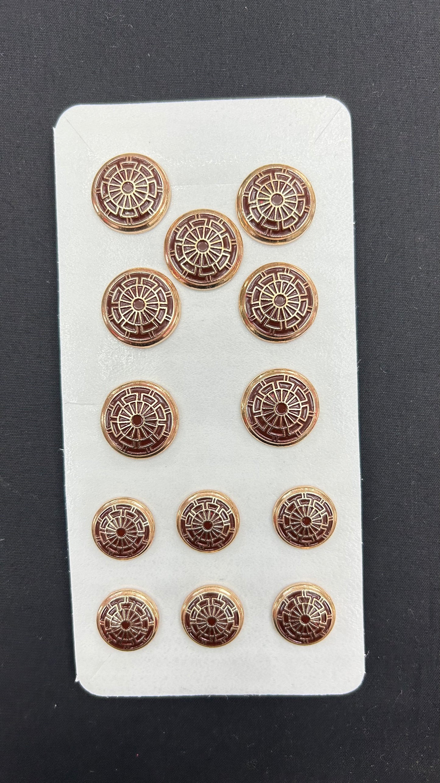 Artistic Maroon Sherwani/Jodhpuri Metallic Buttons