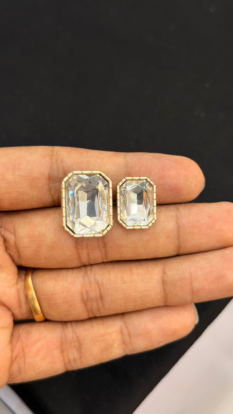 Gold-White Stone Sherwani/Jodhpuri Buttons