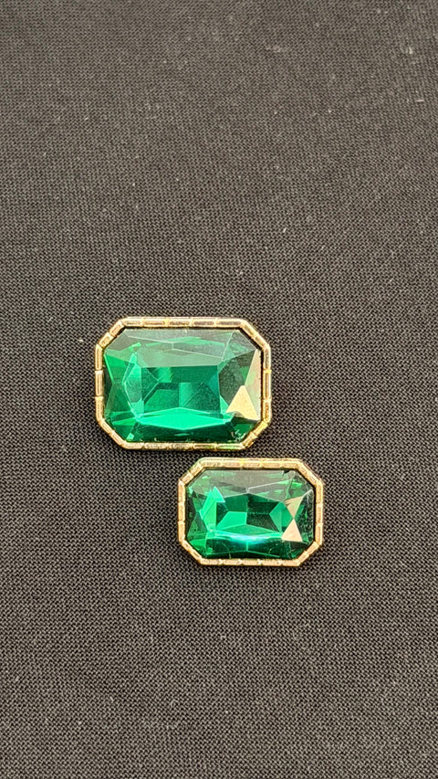 Forest emerald Stone Sherwani/Jodhpuri Buttons