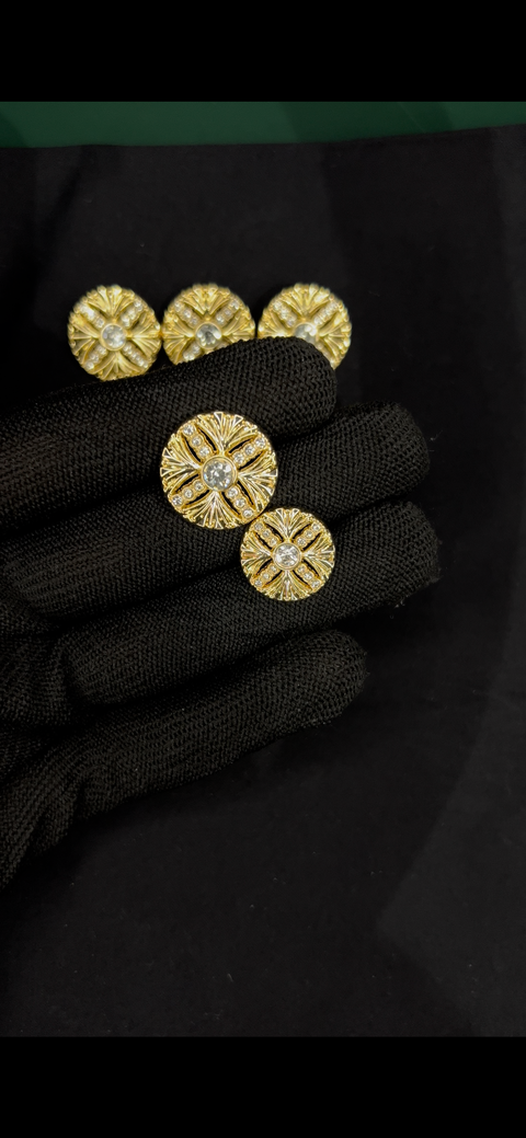 Engraved Minion Stone Sherwani/Jodhpuri Buttons