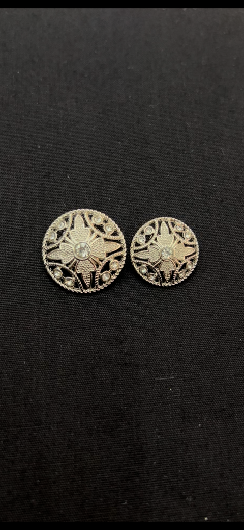 Engraved Silver Sherwani/Jodhpuri Metallic Buttons