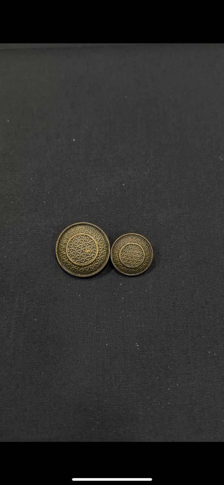 Aesthetic Green Sherwani/Jodhpuri Metal Buttons